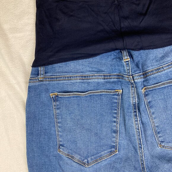 GAP Maternity Easy Leggings Size 4 Blue Jeans Leggings Skinny Slim Leg Pants - Picture 7 of 15